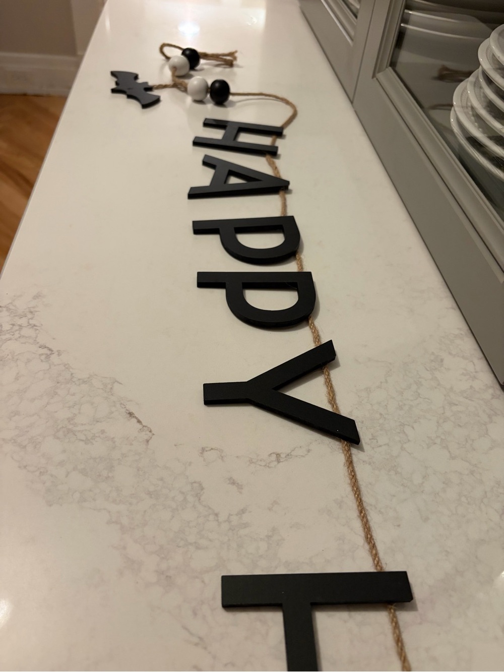 Halloween wooden banner